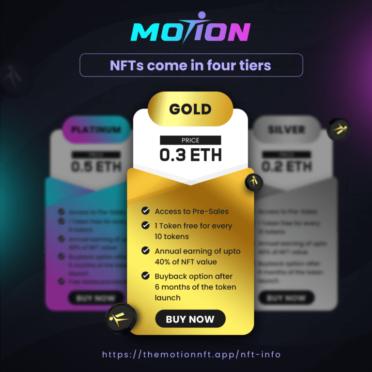 Motion Gold NFT